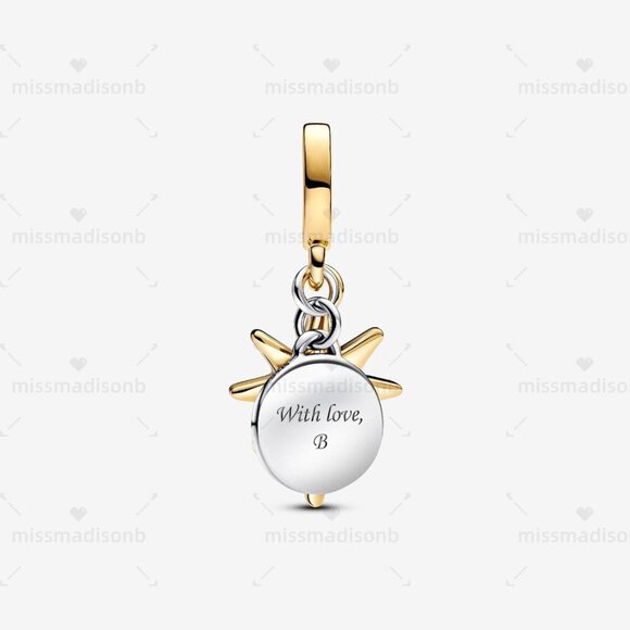 Pandora Engravable North Star Lab-grown Diamond Dangle Charm - Picture 2 of 7